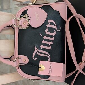 Juicy Couture Exclusive "Urban Heritage Bowler" With Crossbody Strap NWT